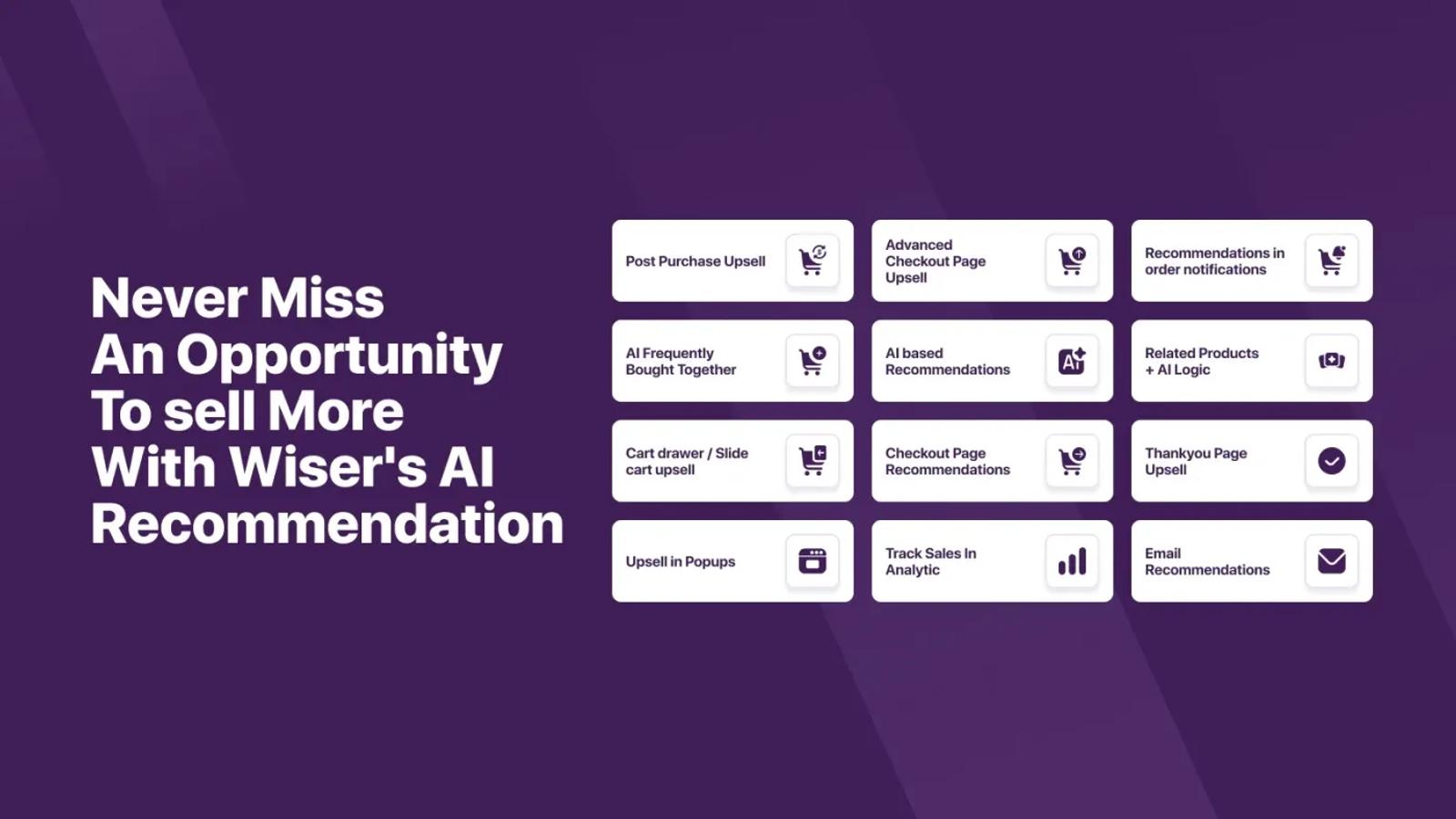 Wiser AI Upsell and Cross Sell