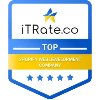 Shopify web development company award IT Rate 4 Shopify web development company award IT Rate 4