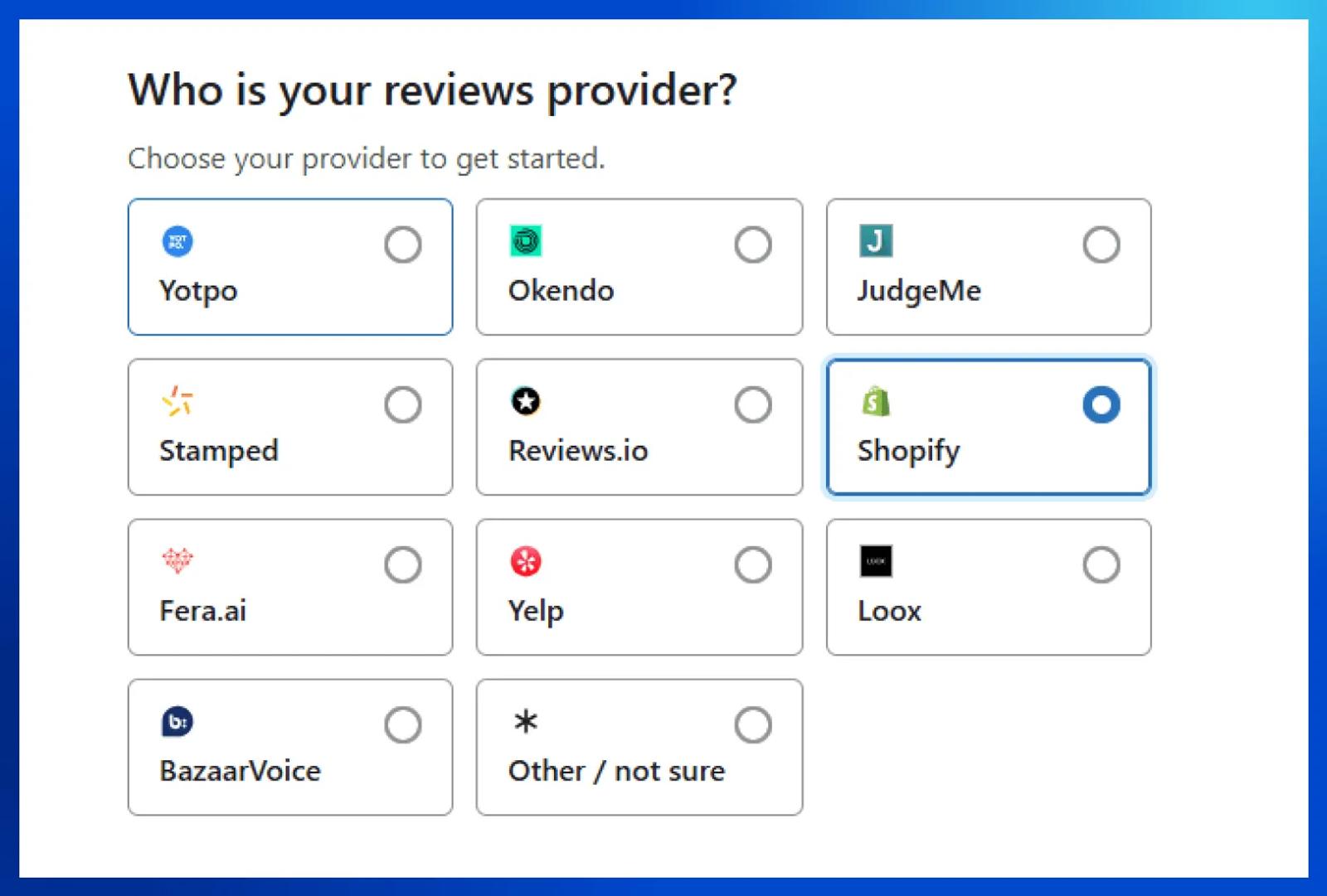 Import reviews data