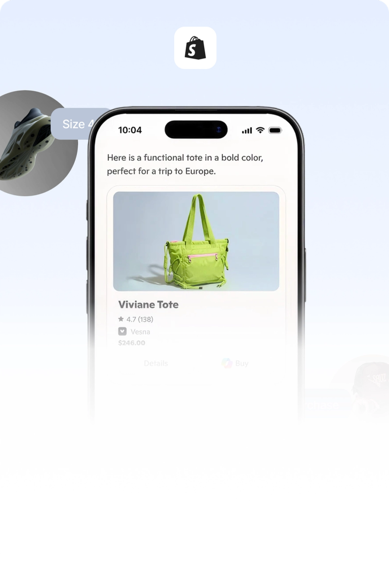 Shopify storefront on a phone Shopify storefront on a phone