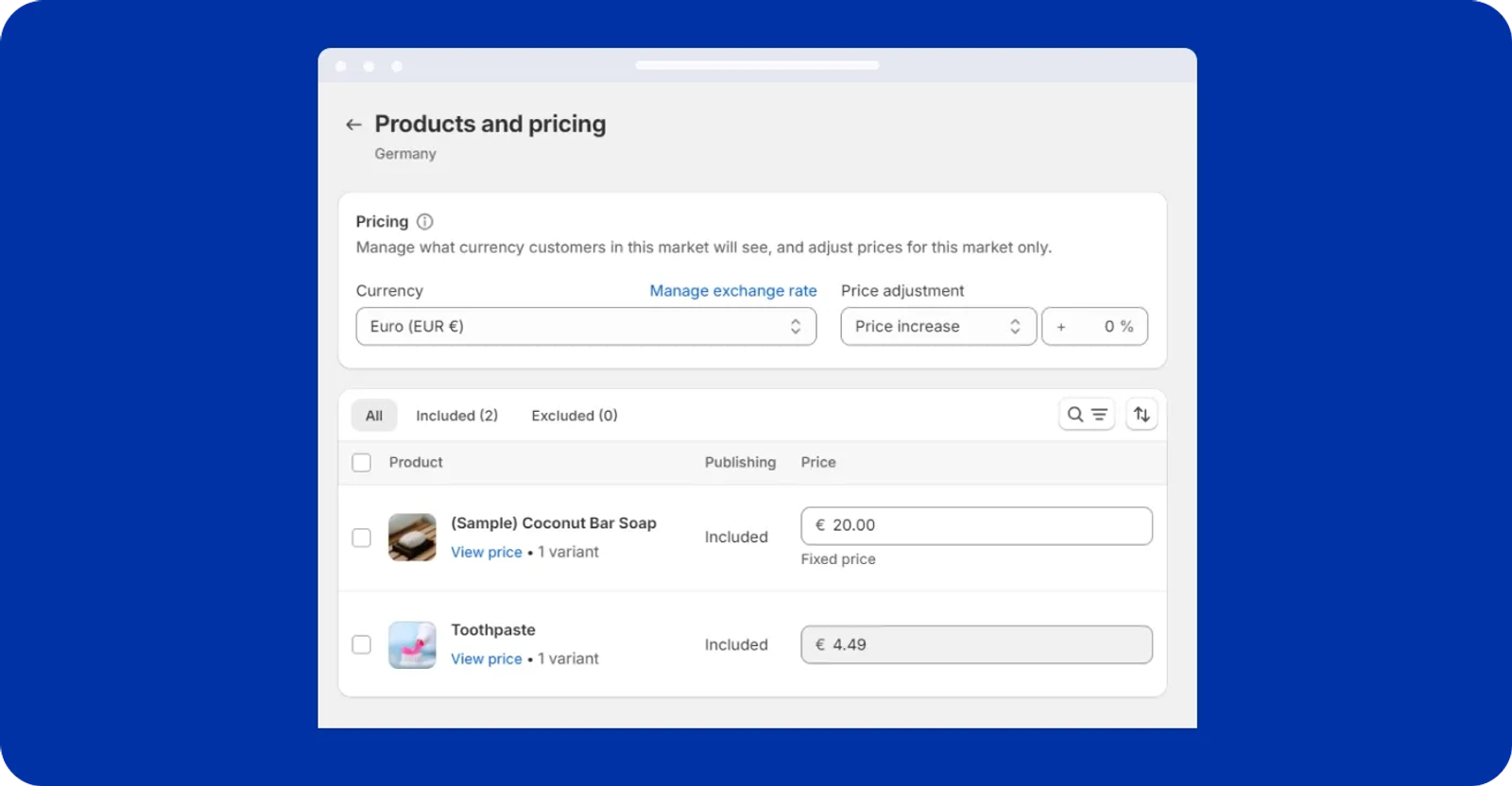 Shopify multy-currency