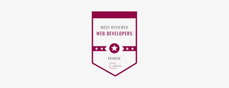 DigitalSuits is Rated as Top 100 Web Development Companies in Krakow.webp