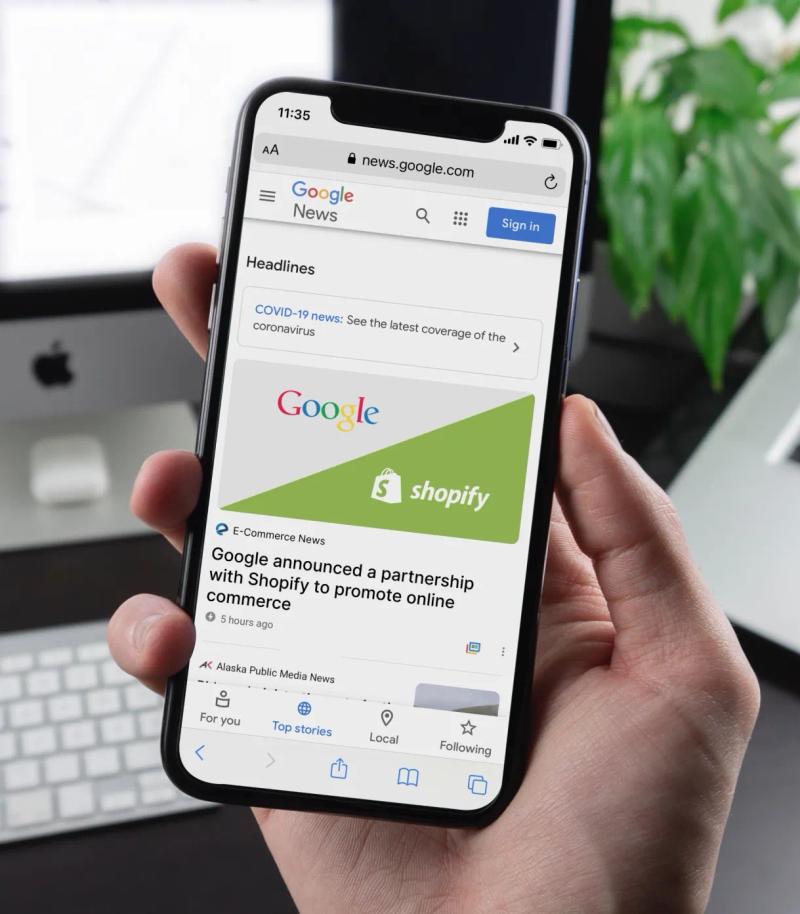Google announced a partnership with Shopify Google announced a partnership with Shopify