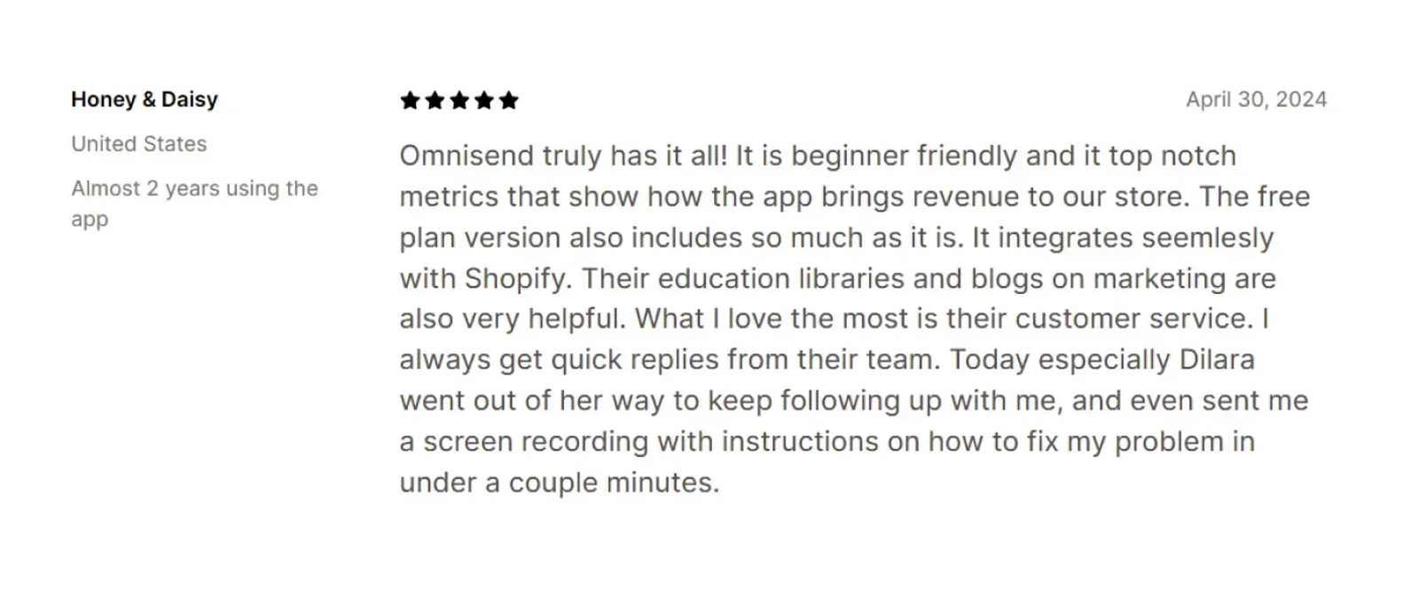 Omnisend review