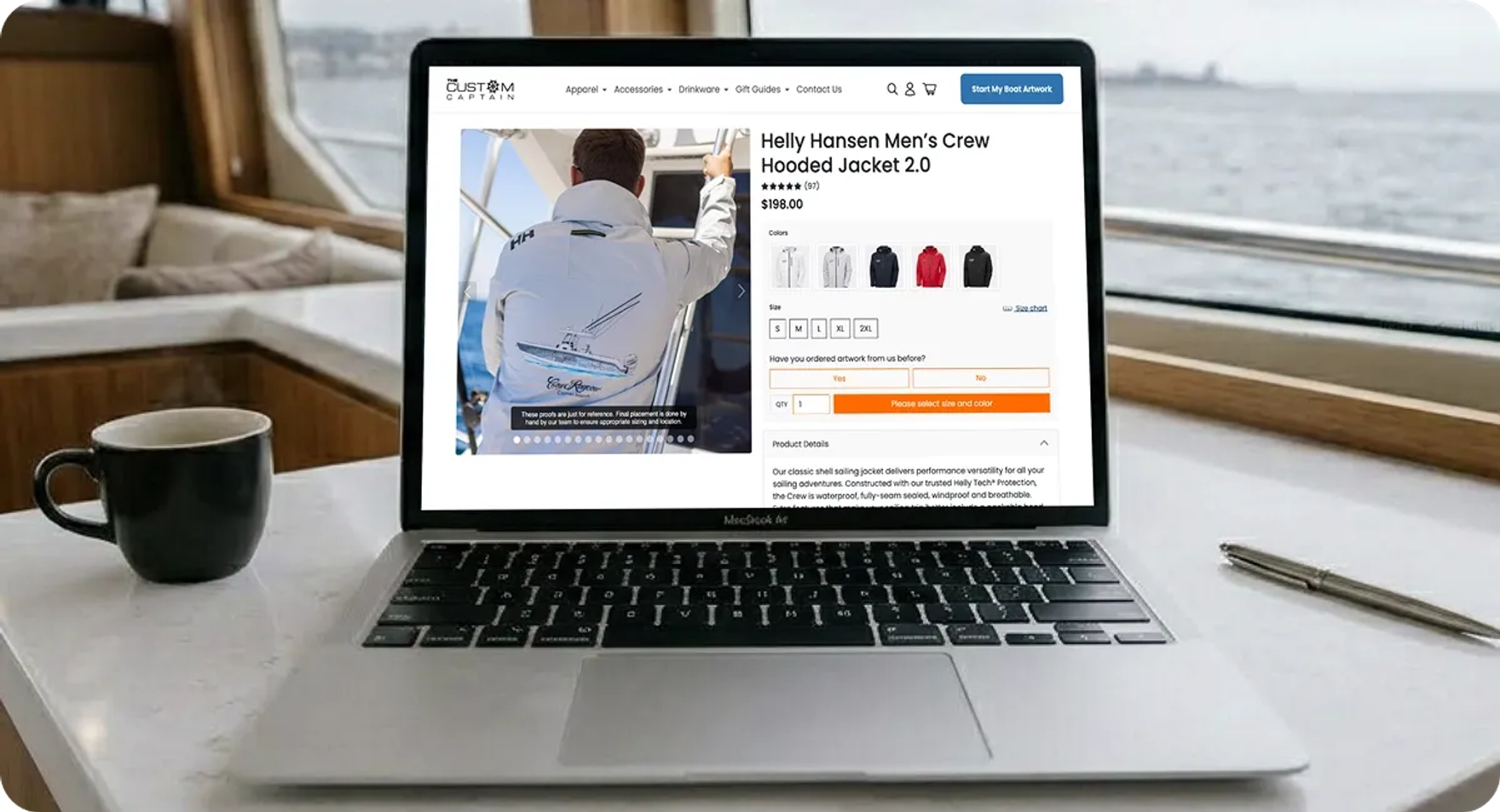 Why The Custom Captain needed DigitalSuits' Shopify services