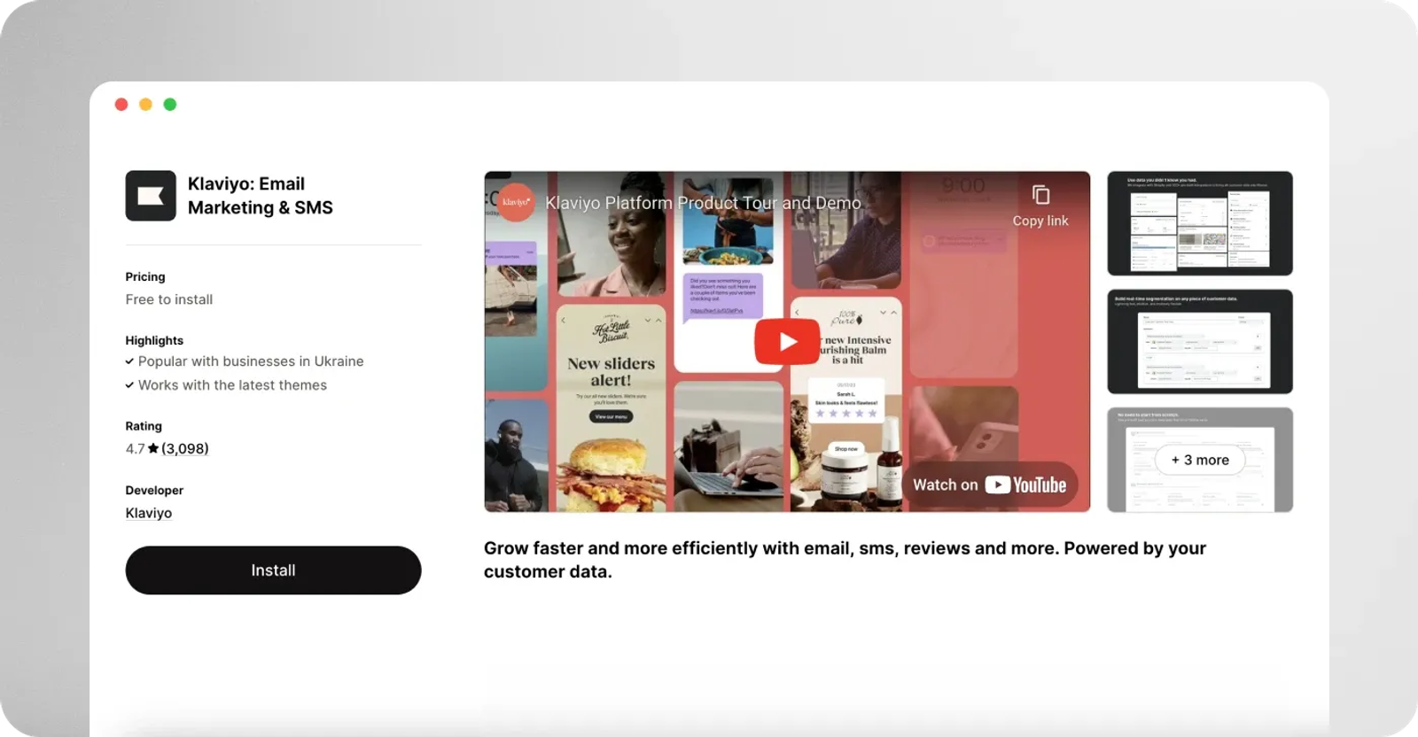 Klaviyo Email Marketing & SMS