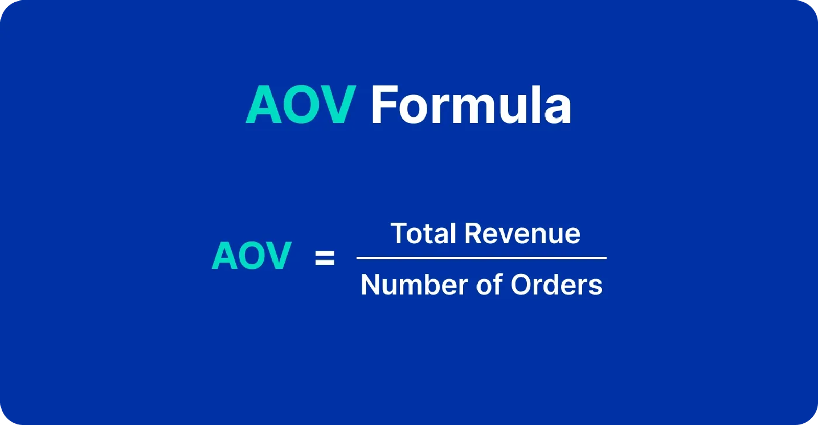 AOV Formula