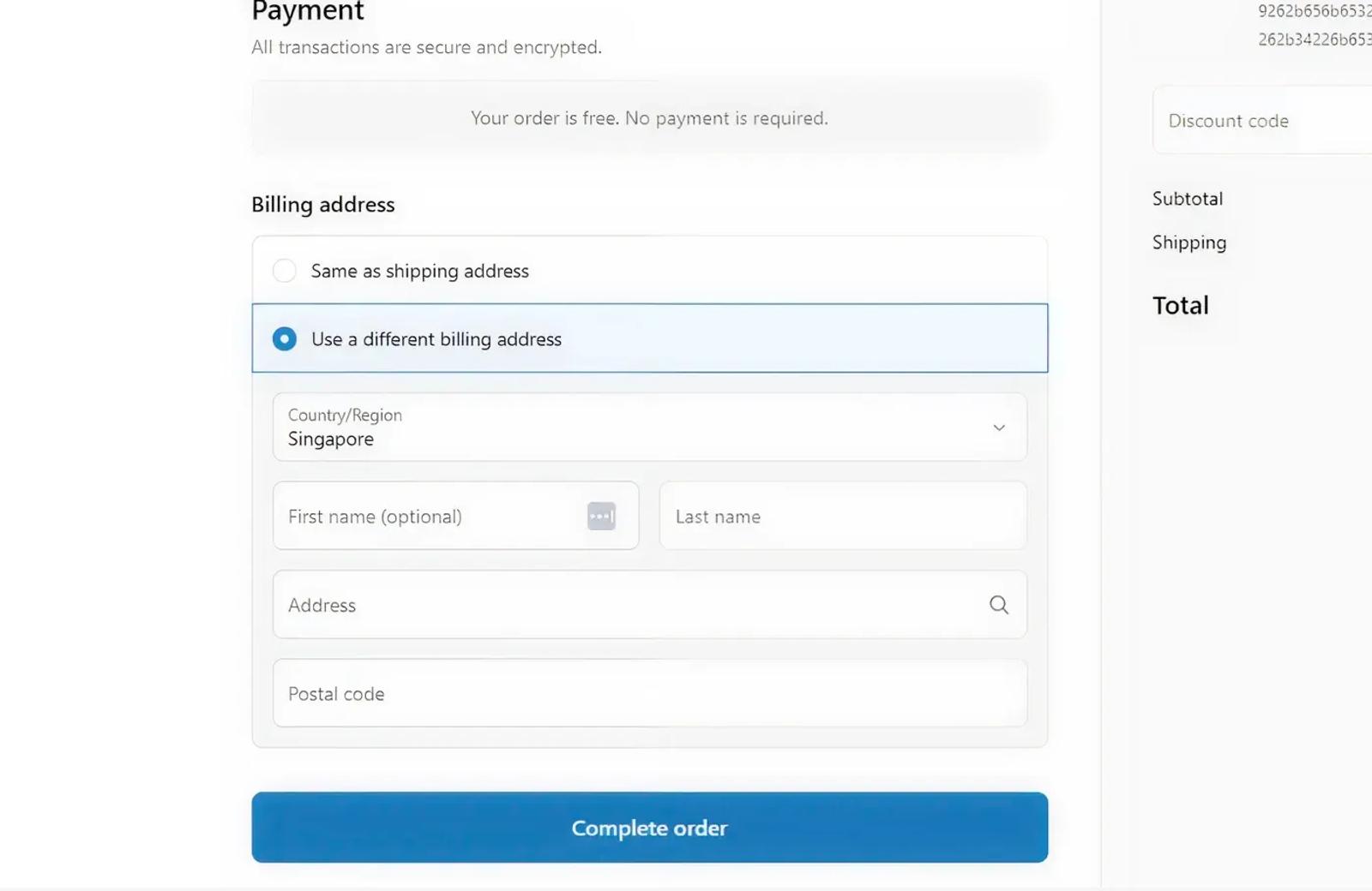 Default addresses in checkout Shopify April 2026 update