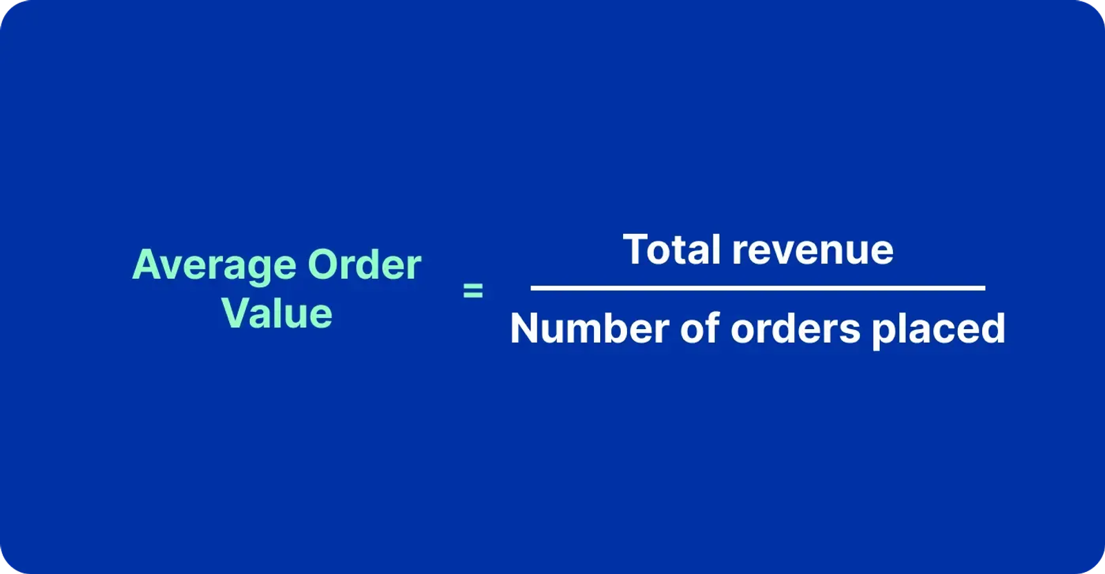 Average Order Value