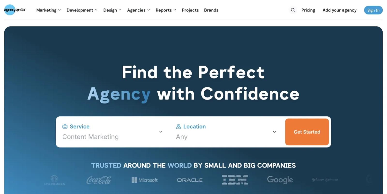 Agency Spotter B2B directory