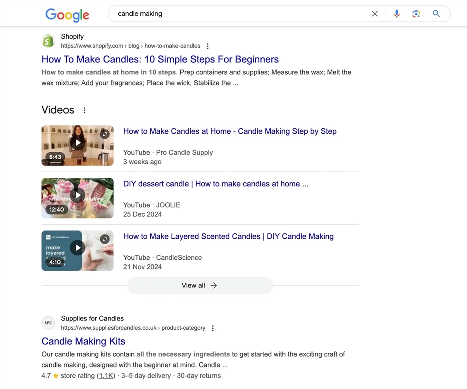 User content for Shopify SEO