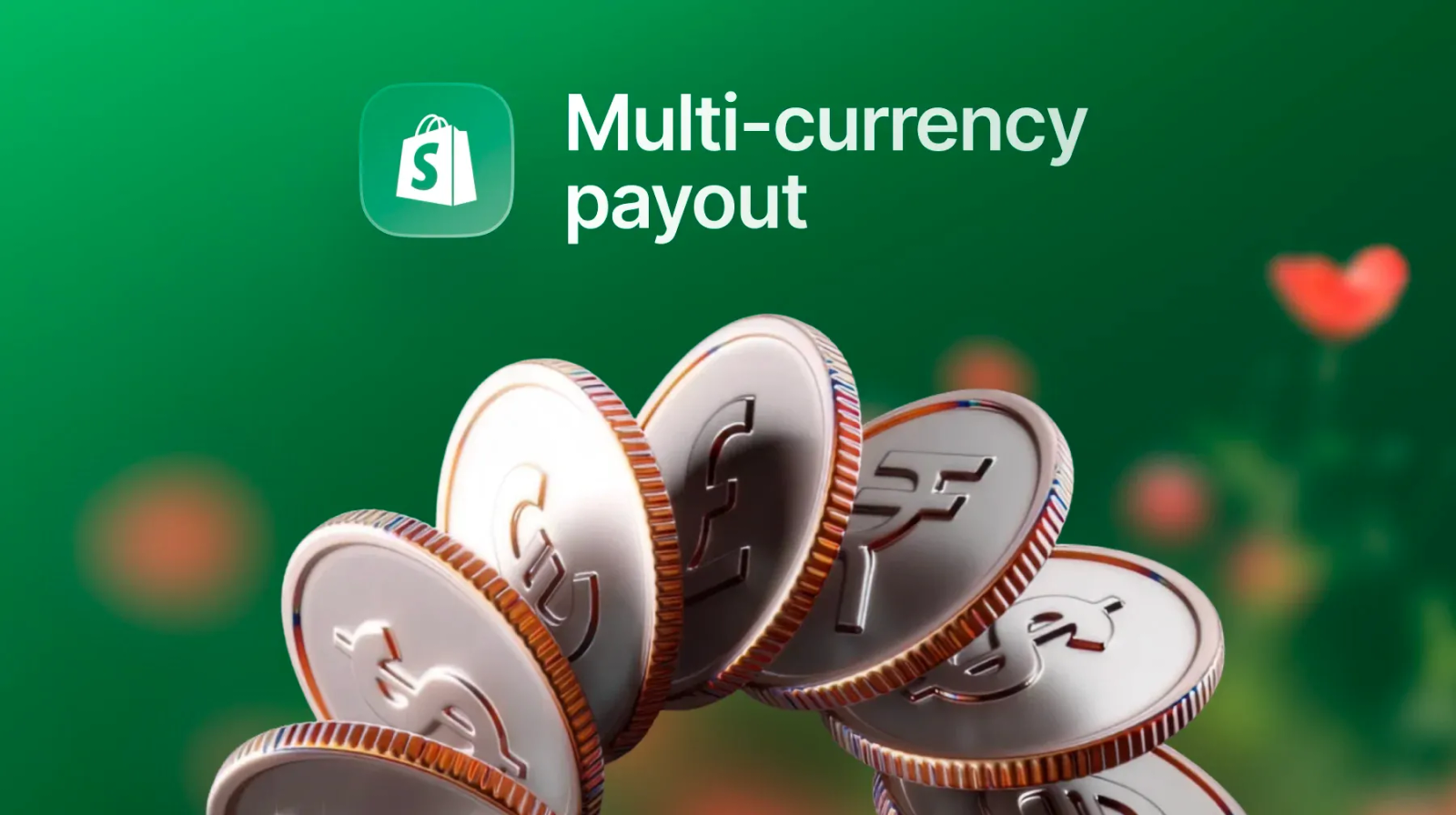 Receive payments in different currencies