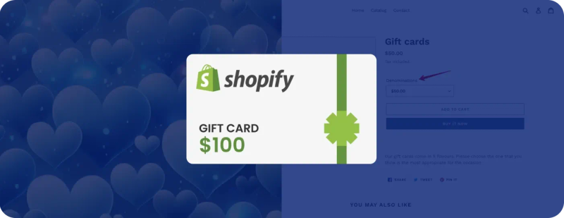 How to Use Shopify Gift Cards: Valentine's Day Guide