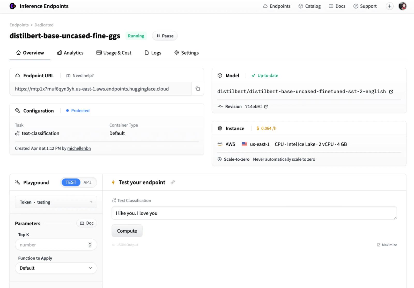 Build, initialize, and run your Endpoint