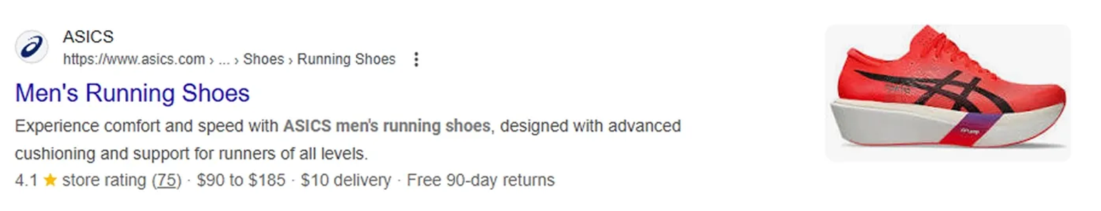 Ecommerce schema markup example