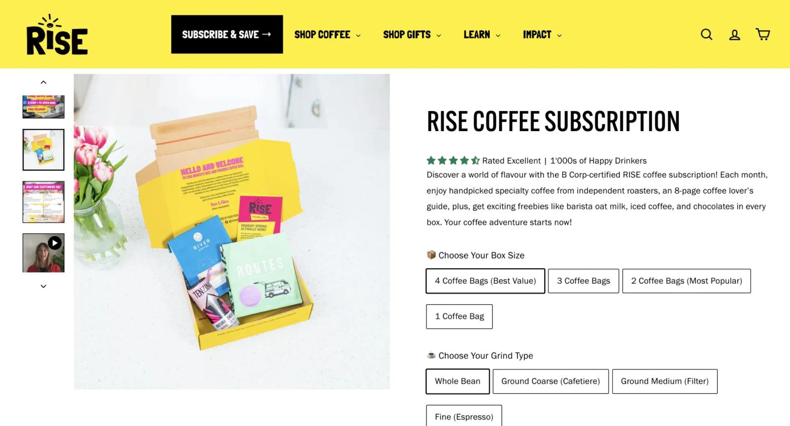 Subscription bundles example