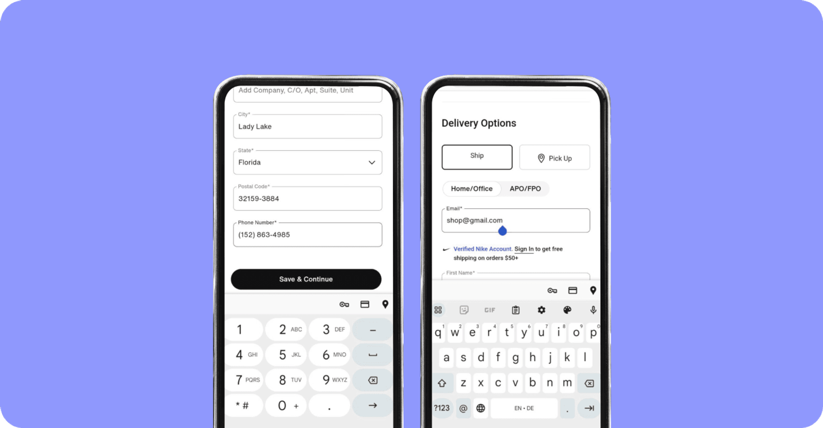 Reduce typing effort