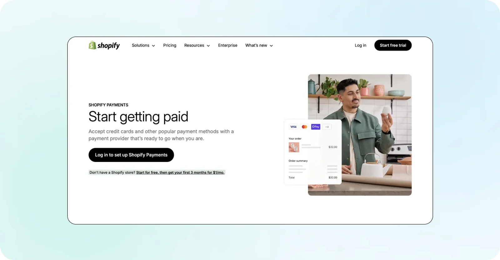 Shopify Payments is the platform's payment solution to optimize transaction costs
