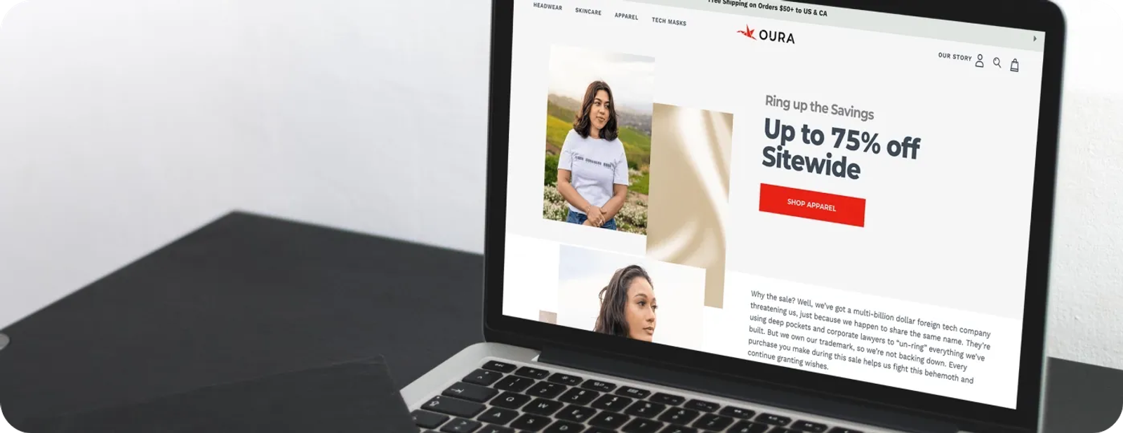 Headless E-commerce Platform for OURA