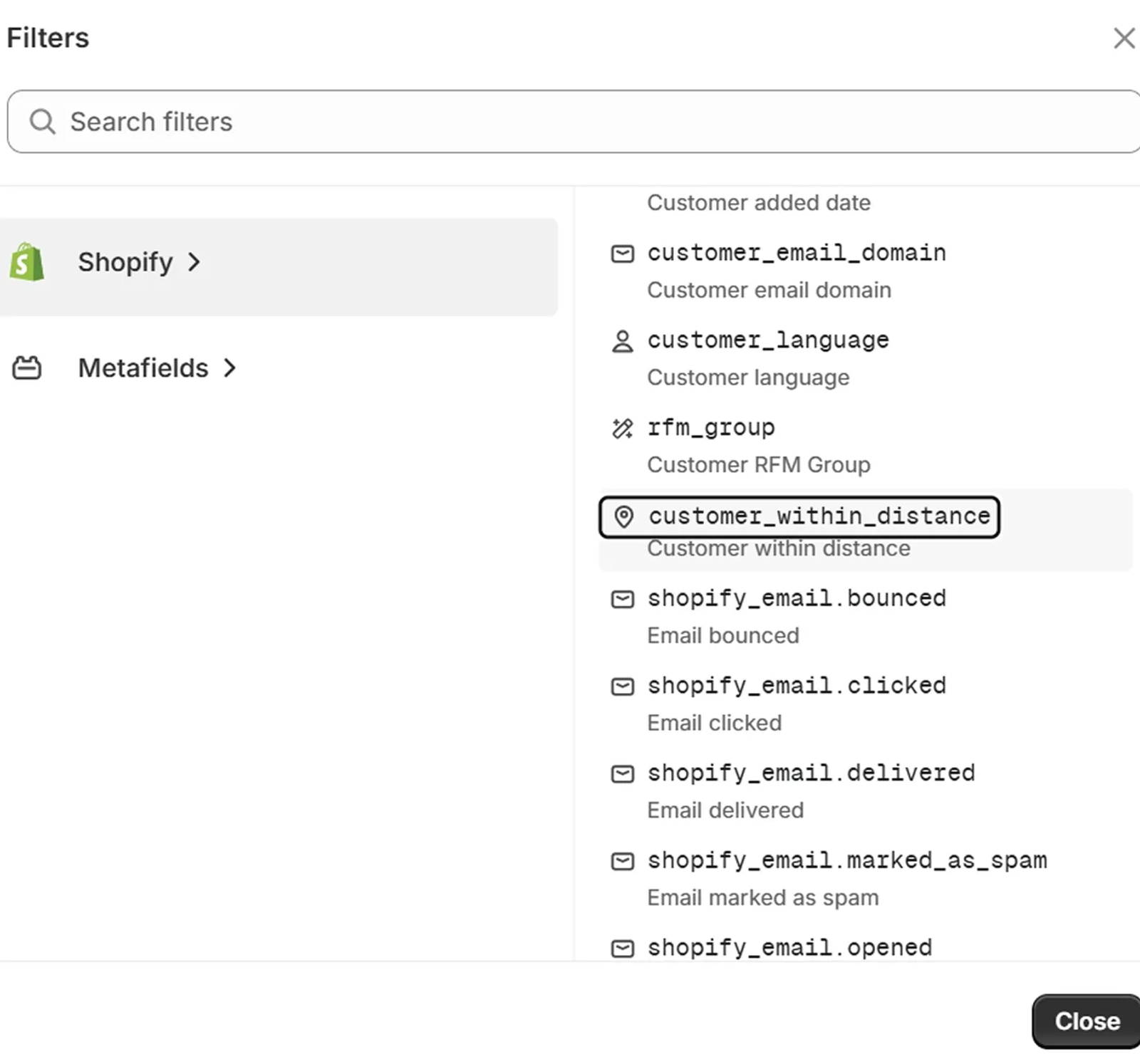 Create location-based customer segments