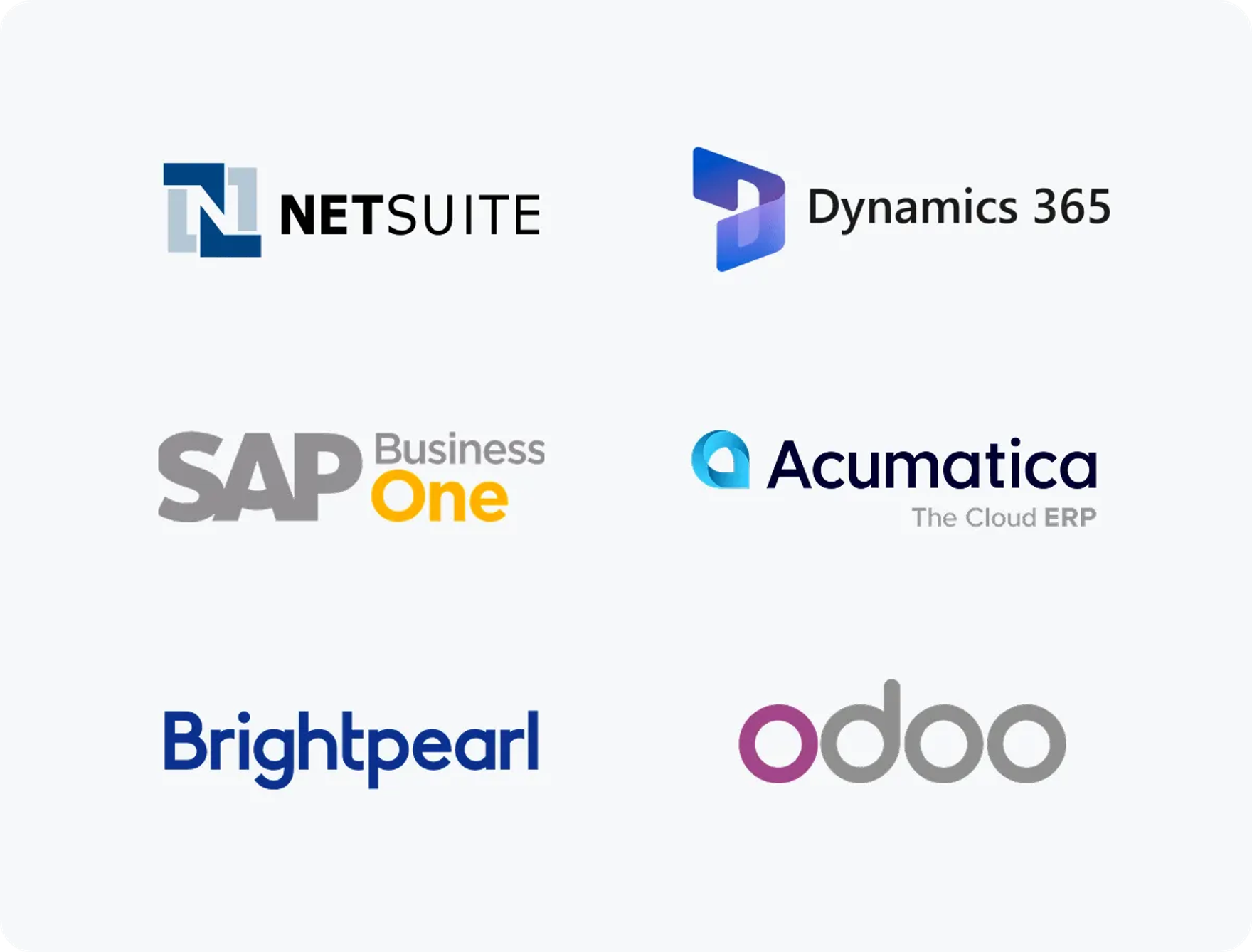 Most popular Shopify ERP vendors