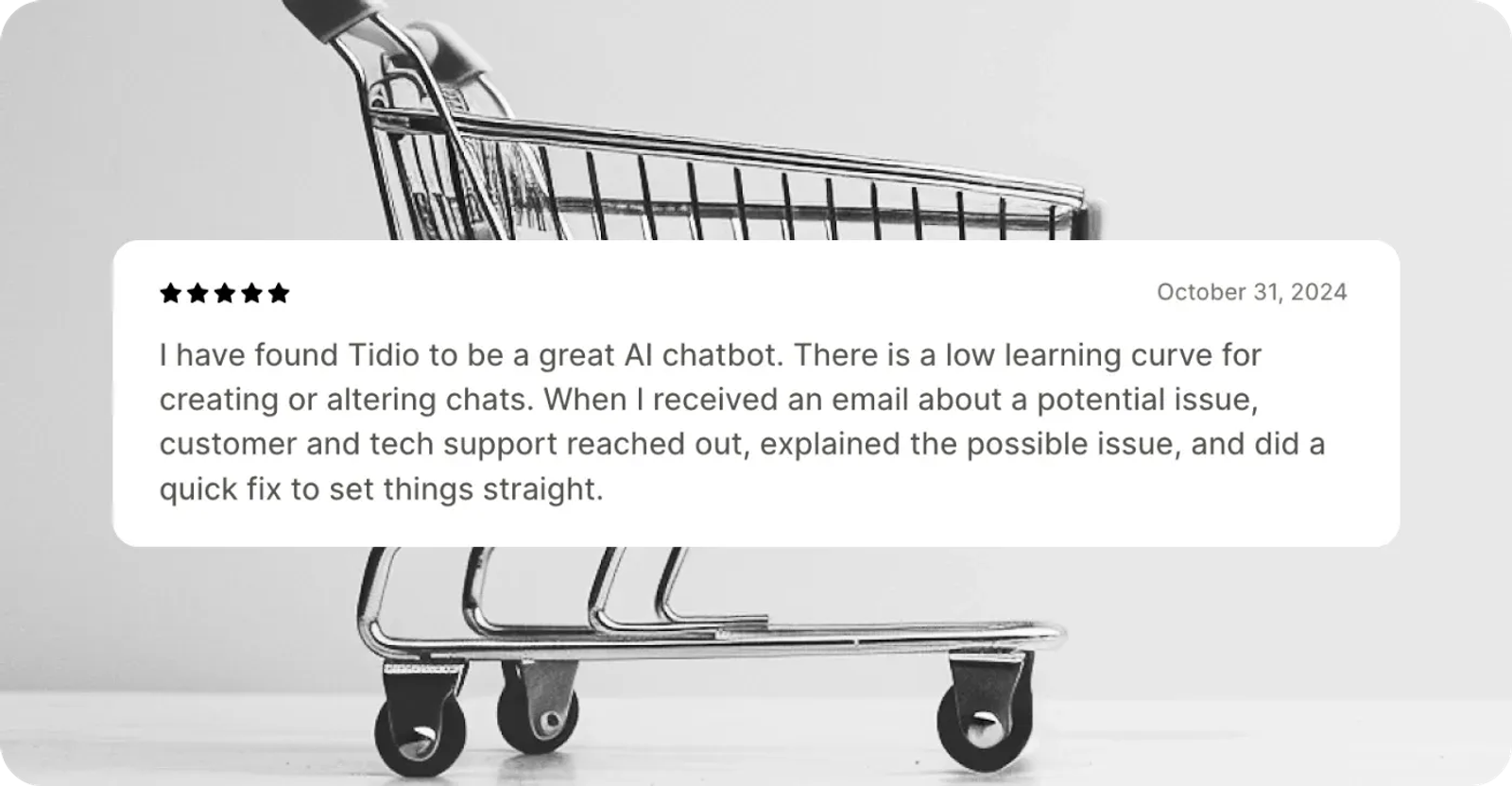 Tidio Customer review