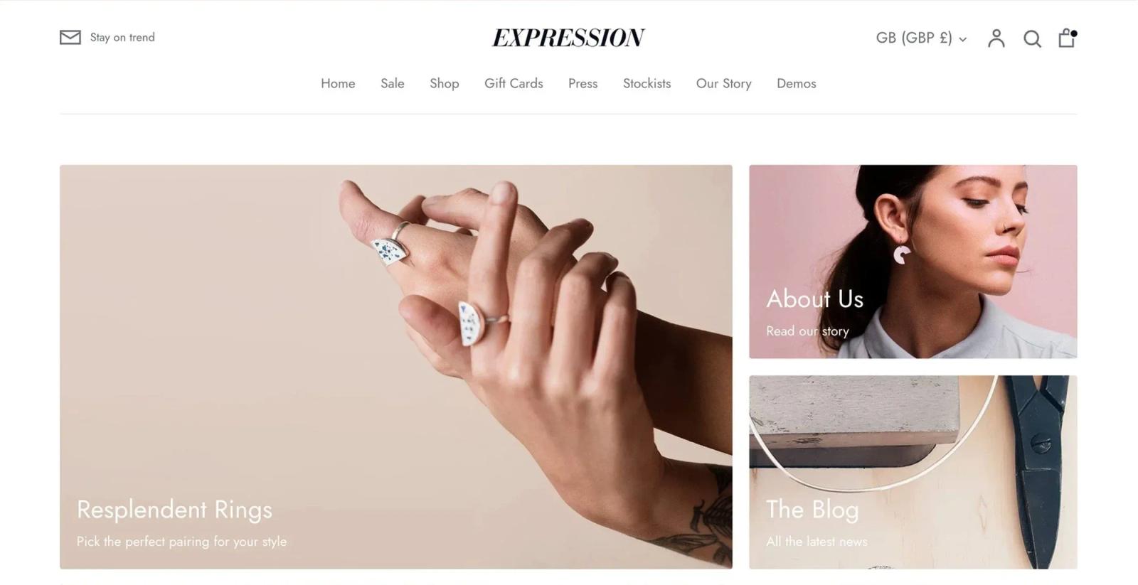 Expression theme