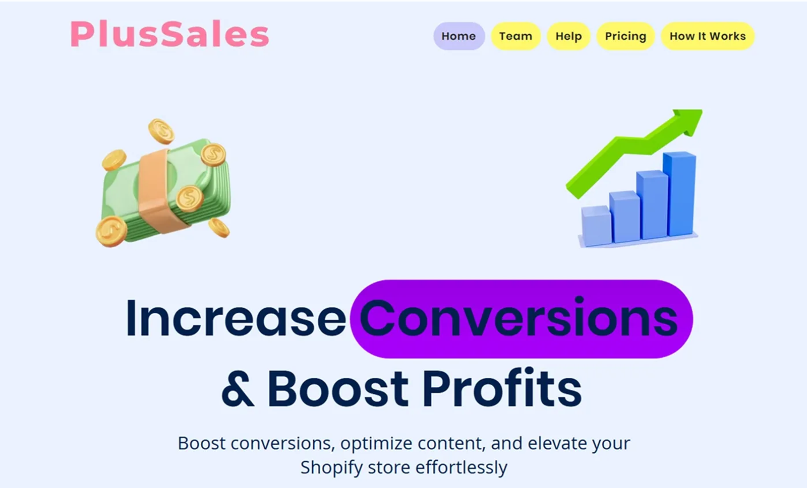 PlusSales AI website builder