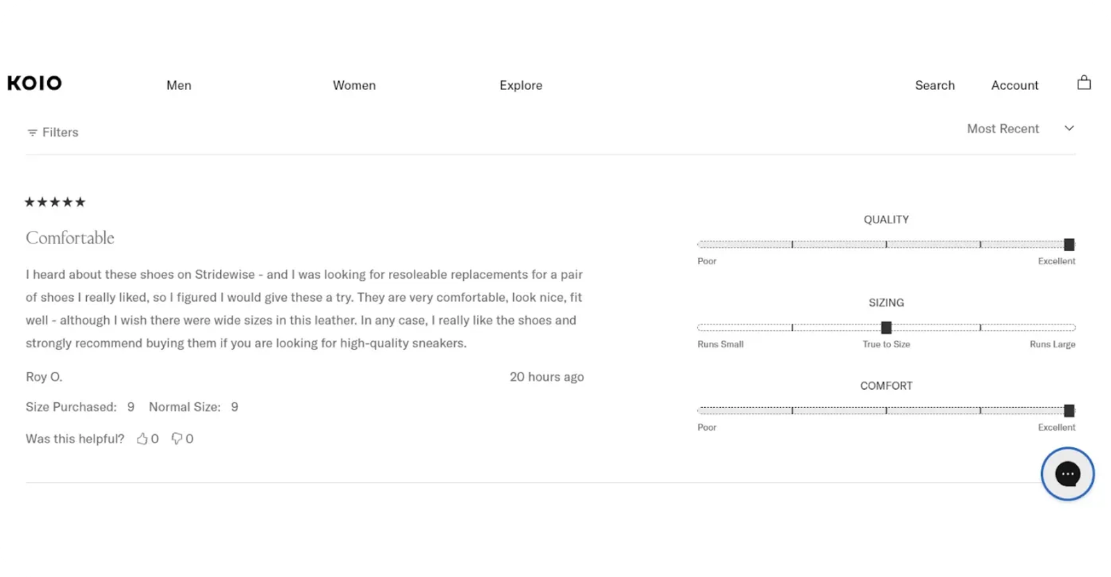 KOIO Shopify PDP