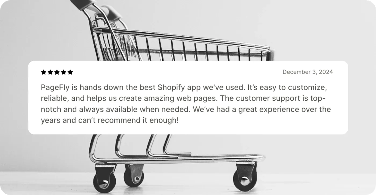 PageFly Customer review