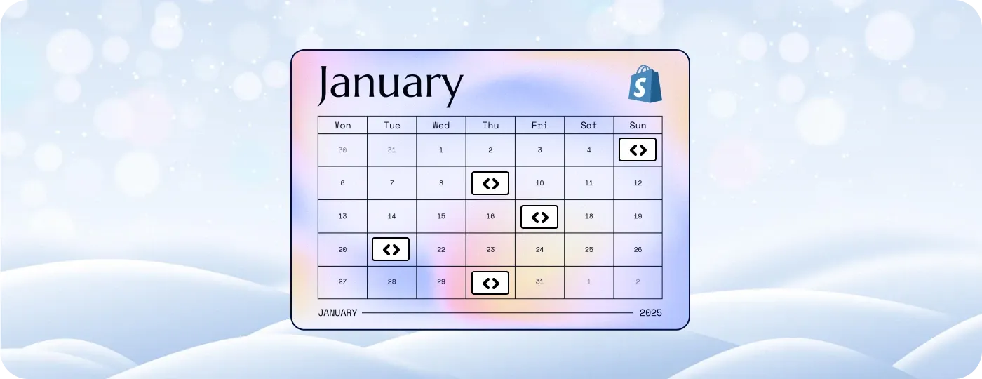 Shopify January Updates Shopify January Updates