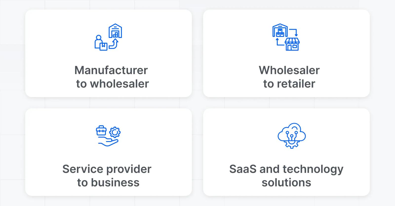 Types of B2B models
