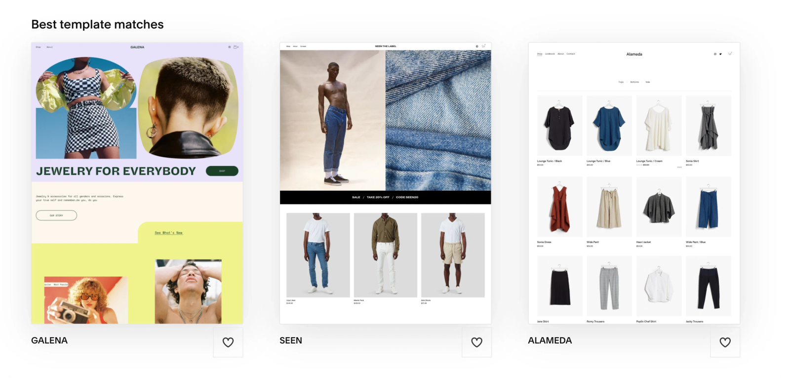 Squarespace templates