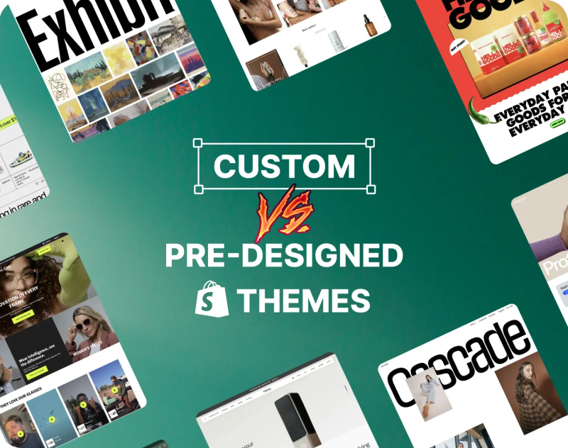Custom vs. Pre-Built Shopify Themes
