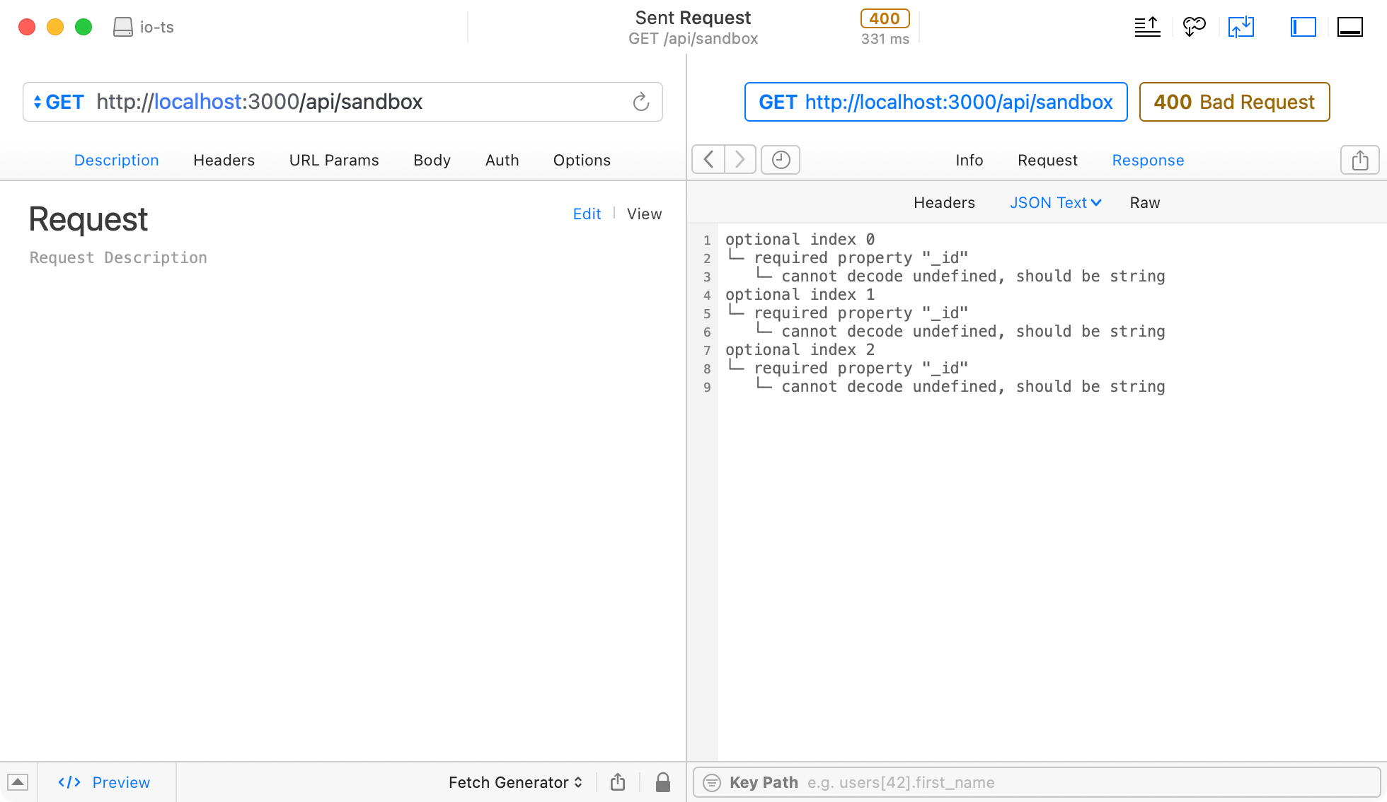 The response from Sanity was missing the field `_id`