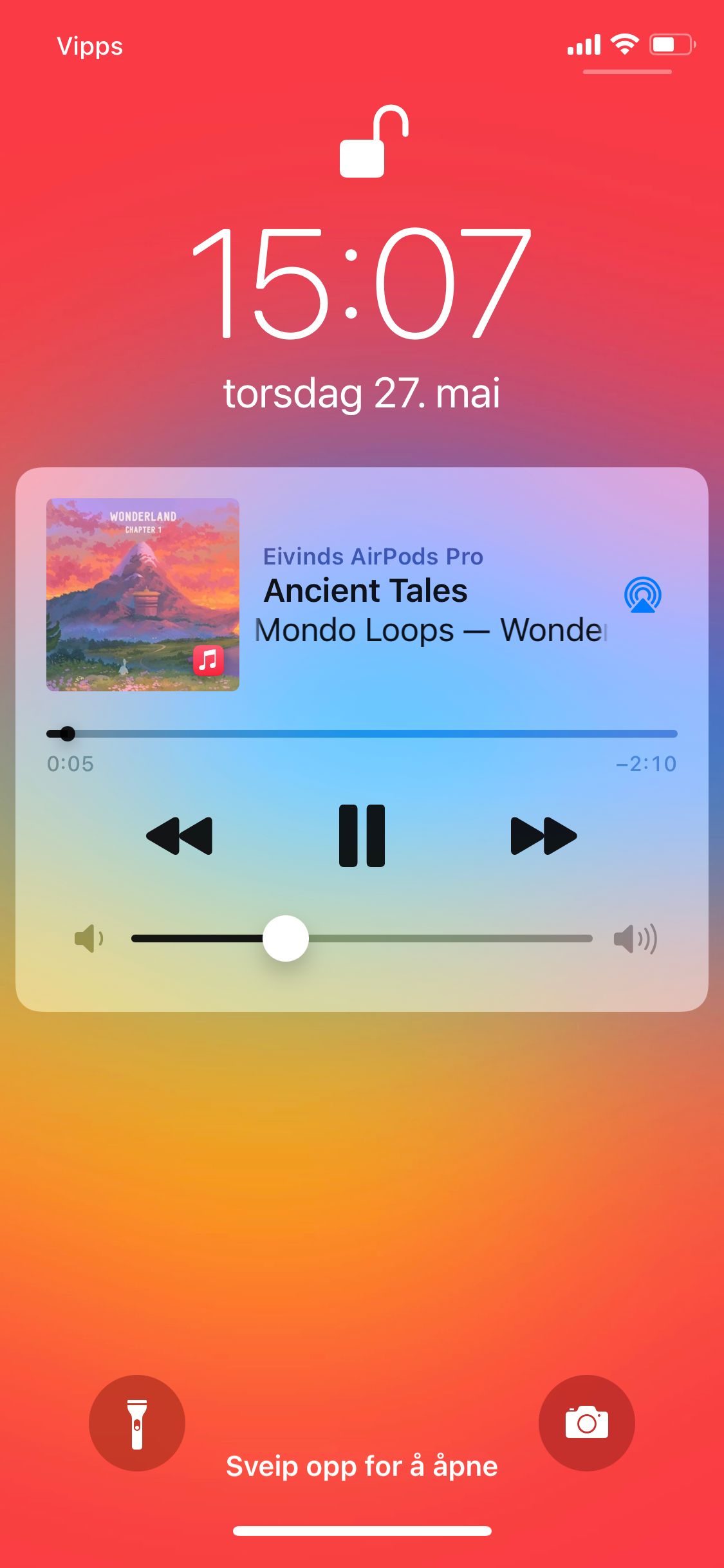 Screenshot lock screen iOS