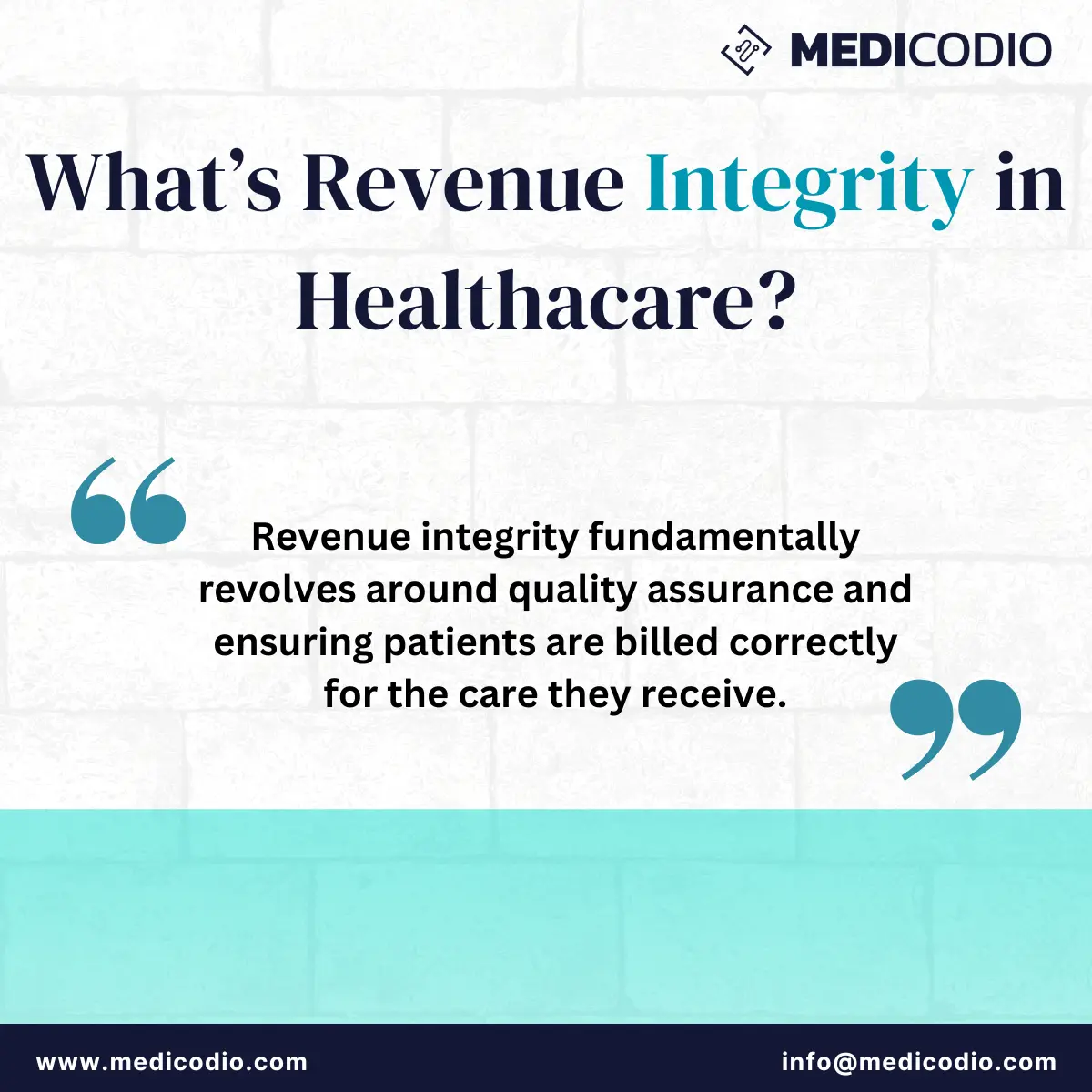 revenue integrity in healthcare