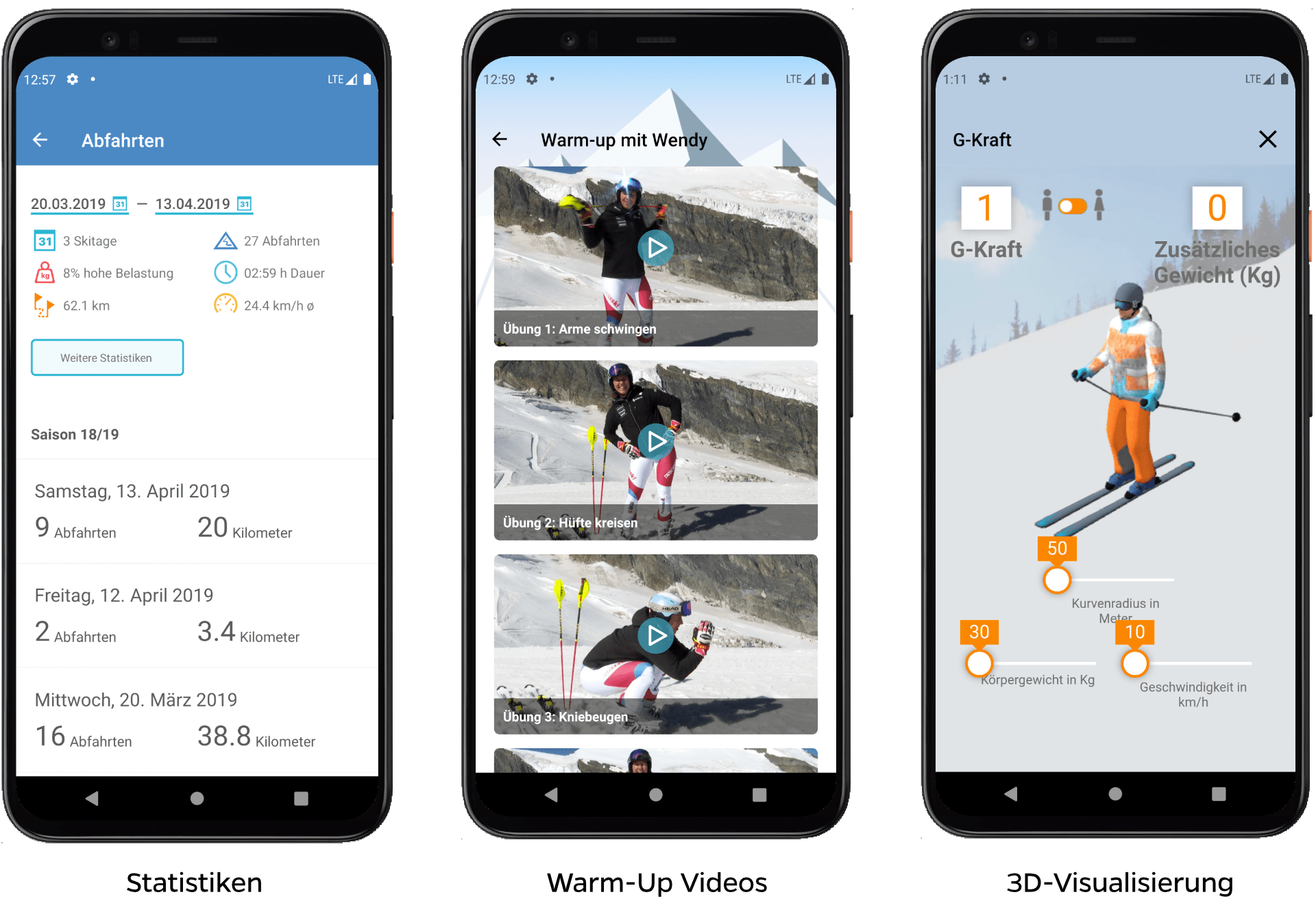 Update der Slope Track App