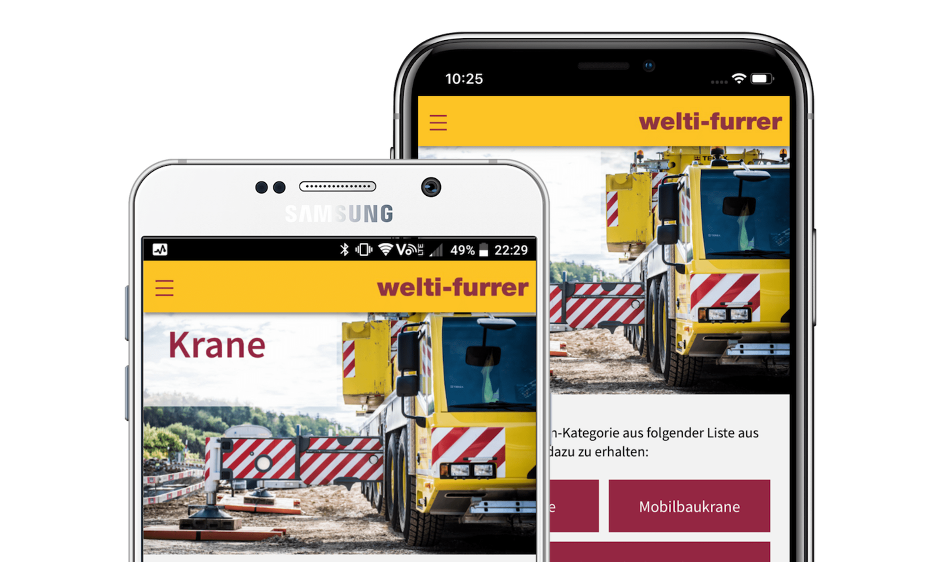 PWA-App für Welti-Furrer