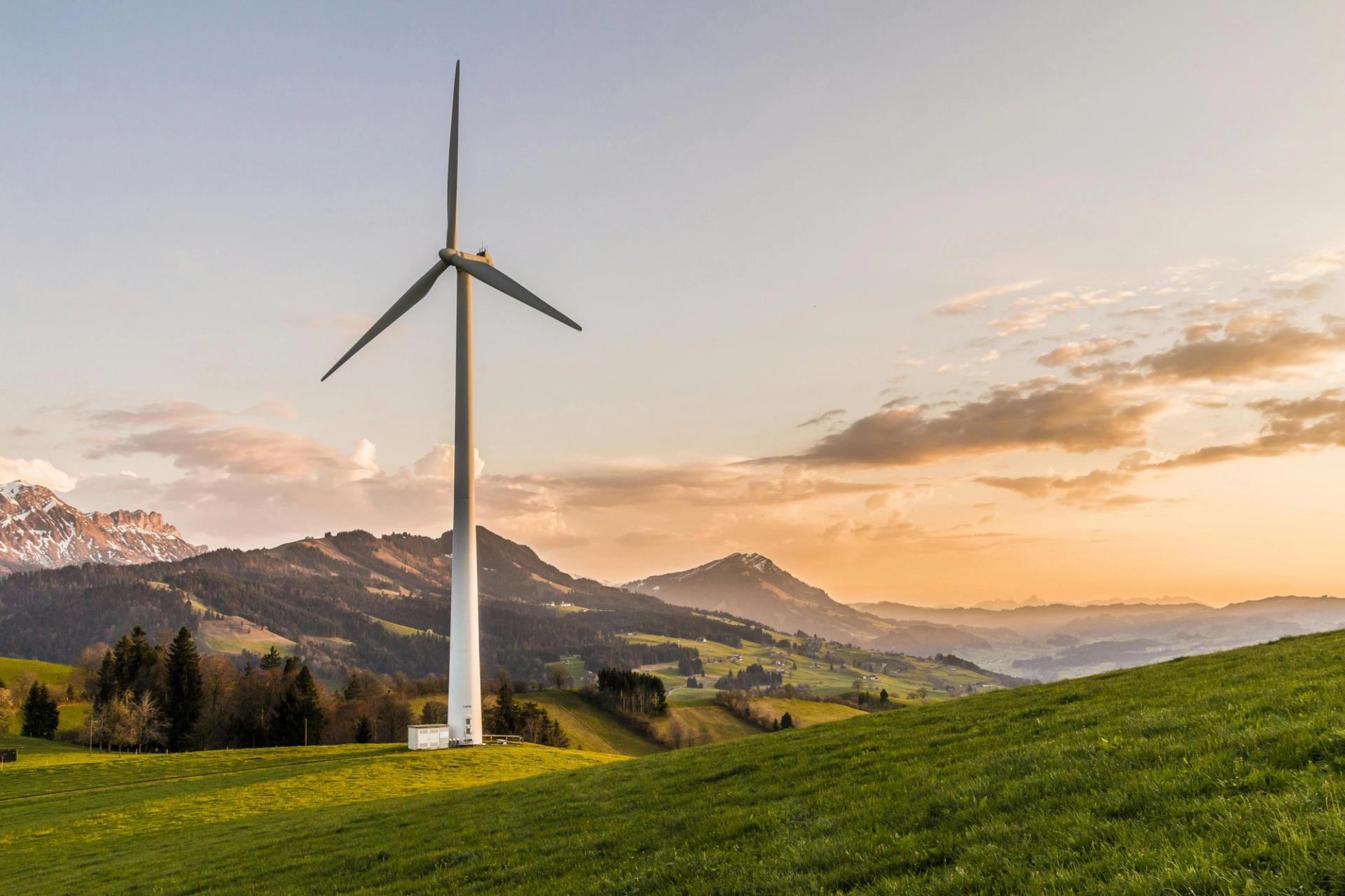Symbolbild für die Kernaufgabe von Oekowatt - Nachhaltige Energie- und Ressourcenverwendung.