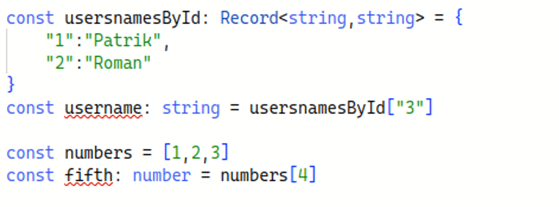 TypeScript meldet Fehler, weil noUncheckedIndexedAccess aktiviert ist.