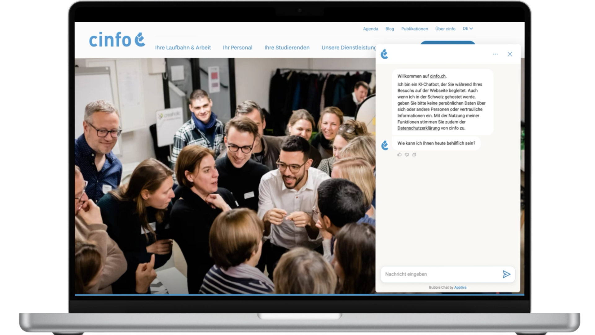 Chatbot von cinfo