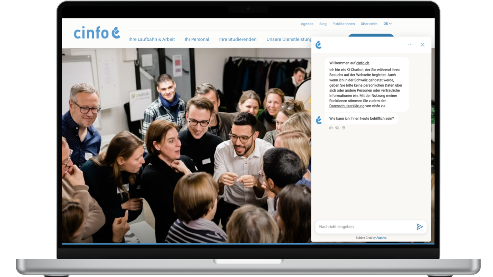 Chatbot von cinfo