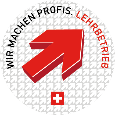 Die Apptiva ist Lehrbetrieb. Vignette vom Berufsbildungsverband Schweiz.