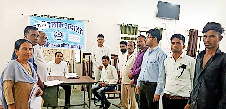 छीपाबड़ौद में विशेष लोक अदालत में 100 मामले आये