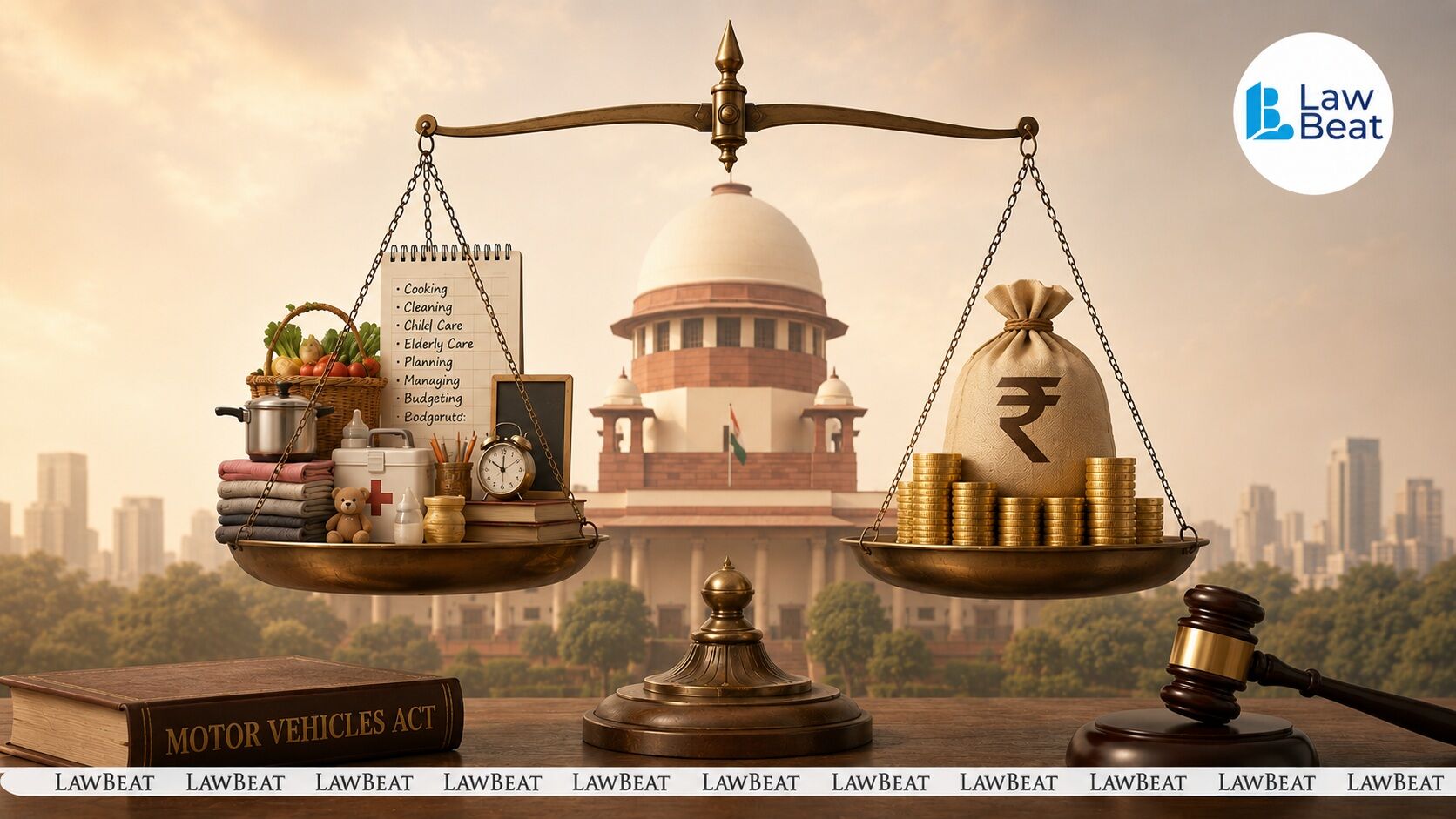 सुप्रीम कोर्ट ने MACT मामलों में गृहिणियों के काम के लिए 30,000 रुपये मासिक मूल्य तय किया | सुप्रीम कोर्ट ने एमएसीटी मामलों में गृहिणियों के काम के लिए 30,000 रुपये मासिक मूल्य तय किया