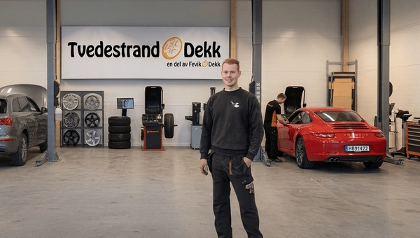 Tvedestrand Dekk åpnet – nytt samarbeid mellom GT Automotive og Fevik Dekk