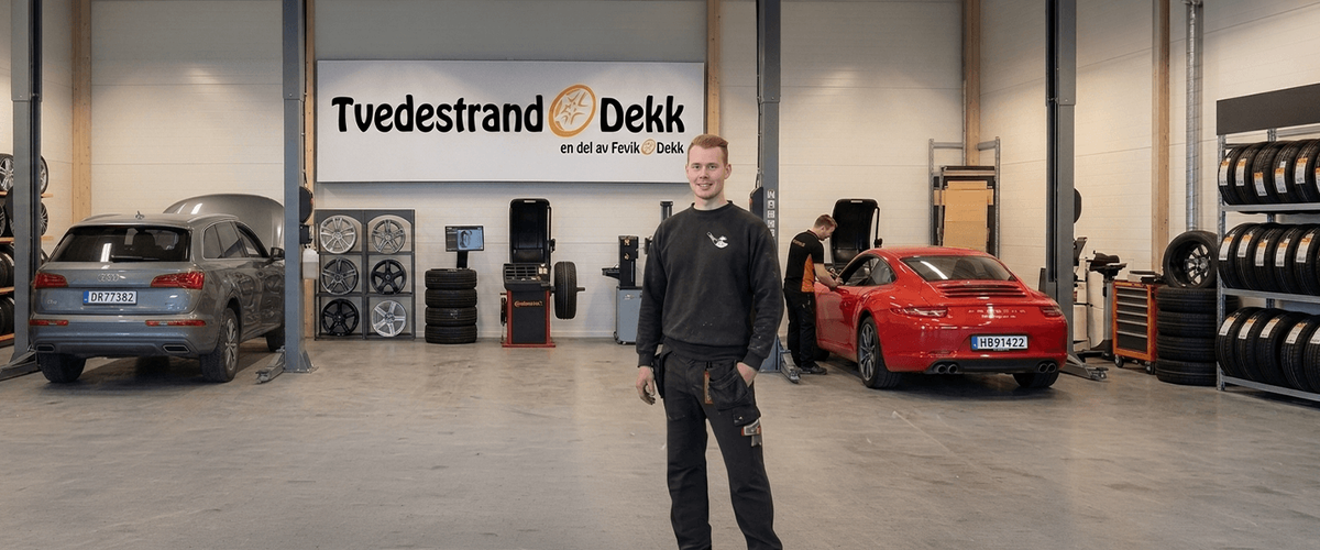 Tvedestrand Dekk åpnet – nytt samarbeid mellom GT Automotive og Fevik Dekk