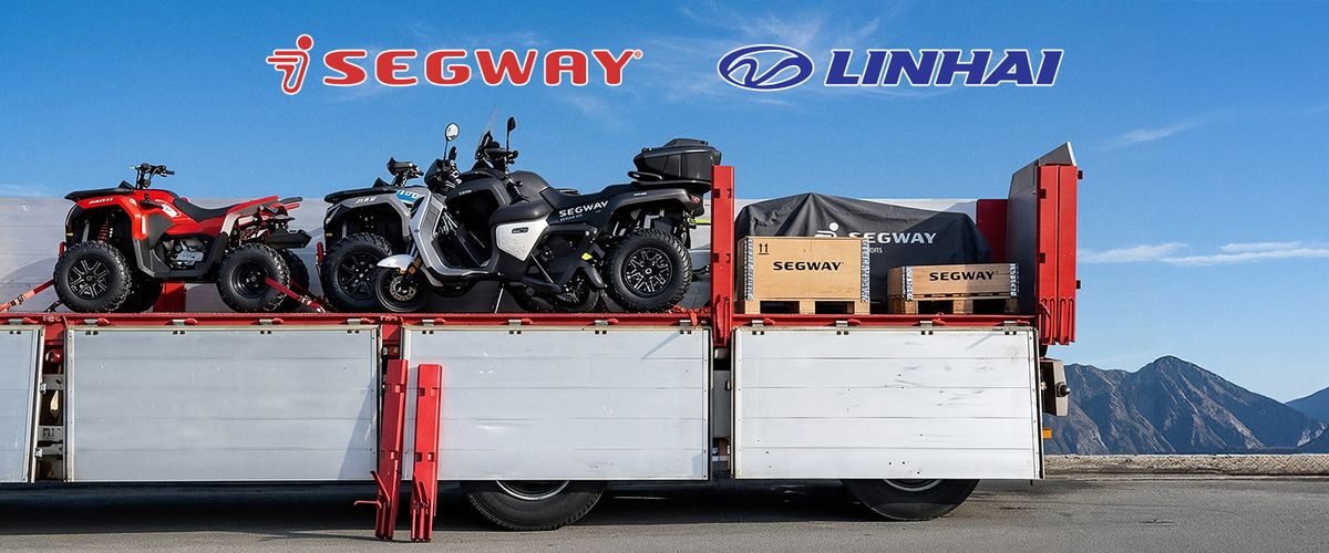 Første leveranse fra Segway og Linhai har ankommet