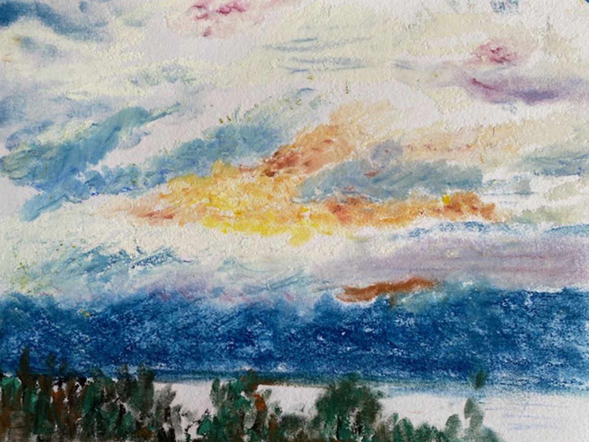 pastel de ciel